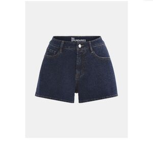 🔷 5/$25 New no boundaries high rise blue jean denim mom shorts size 10